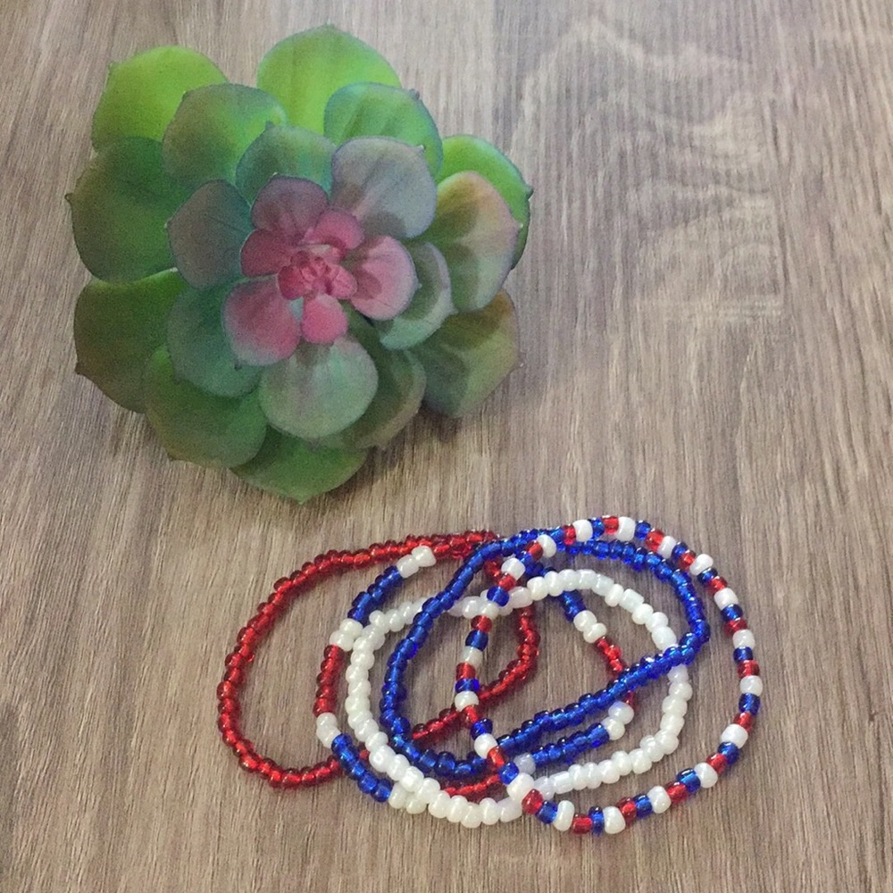Fourth of July Bracelet Stack